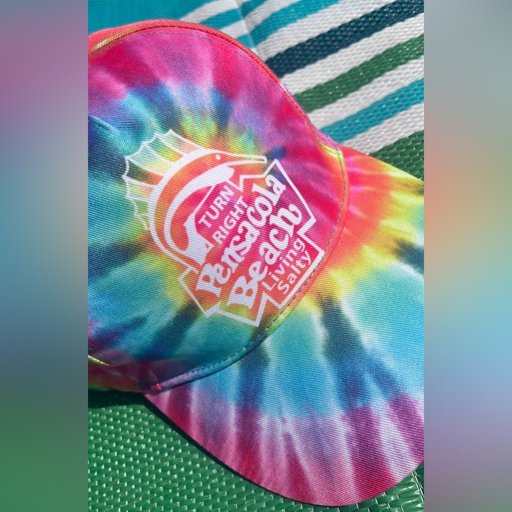Pensacola Beach Multi-Color Swim Cap - Picture 8 of 10